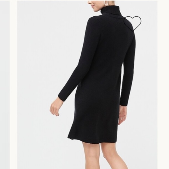Jcrew Long Sleeve Turtle Neck Sweater Dress - Picture 9 of 10
